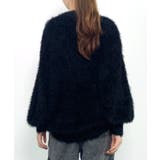 光沢フェザーVネックミドル丈カーディガン | SAISON DE PAPILLON | 詳細画像26