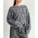 シャギーラウンドニットプルオーバー(4色展開) | SAISON DE PAPILLON | 詳細画像9