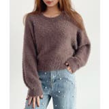 シャギーラウンドニットプルオーバー(4色展開) | SAISON DE PAPILLON | 詳細画像23