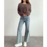 シャギーラウンドニットプルオーバー(4色展開) | SAISON DE PAPILLON | 詳細画像27