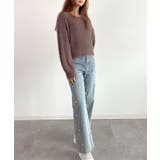 シャギーラウンドニットプルオーバー(4色展開) | SAISON DE PAPILLON | 詳細画像28