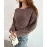 シャギーラウンドニットプルオーバー(4色展開) | SAISON DE PAPILLON | 詳細画像29