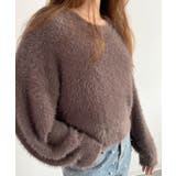 シャギーラウンドニットプルオーバー(4色展開) | SAISON DE PAPILLON | 詳細画像30