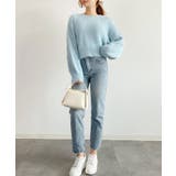 シャギーラウンドニットプルオーバー(4色展開) | SAISON DE PAPILLON | 詳細画像20