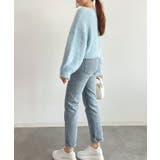 シャギーラウンドニットプルオーバー(4色展開) | SAISON DE PAPILLON | 詳細画像21