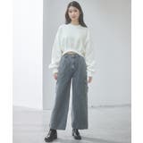 カーゴバギーデニムパンツ【4色/2サイズ展開】 | SAISON DE PAPILLON | 詳細画像8