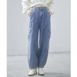 カーゴバギーデニムパンツ【4色/2サイズ展開】 | SAISON DE PAPILLON | 詳細画像13