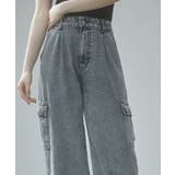 カーゴバギーデニムパンツ【4色/2サイズ展開】 | SAISON DE PAPILLON | 詳細画像30