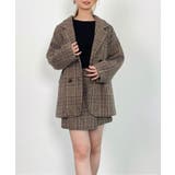 チャック柄ミドル丈ジャケット 【セットアップ対応】 | SAISON DE PAPILLON  | 詳細画像13 