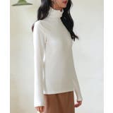 暖かいフリースハイネックトップス | SAISON DE PAPILLON  | 詳細画像3 