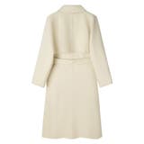 ウール混ベルト付きヨークデザインコート | SAISON DE PAPILLON | 詳細画像25