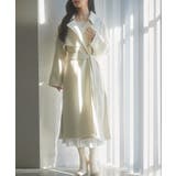 ウール混ベルト付きヨークデザインコート | SAISON DE PAPILLON | 詳細画像4