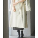 ウール混ベルト付きヨークデザインコート | SAISON DE PAPILLON | 詳細画像10