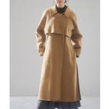 ウール混ベルト付きヨークデザインコート | SAISON DE PAPILLON | 詳細画像17