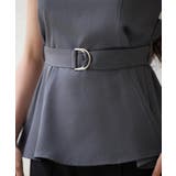 ベルト付きビスチェカットソートップス | SAISON DE PAPILLON  | 詳細画像8 