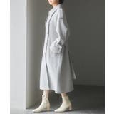 トレンチ風ダブルフェイスロングコート | SAISON DE PAPILLON  | 詳細画像21 