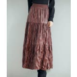 シワ加工合成皮革ロングスカート | SAISON DE PAPILLON  | 詳細画像26 