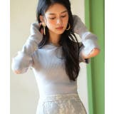 アームウォーマー付き3wayレギュラーネックリブプルオーバー | SAISON DE PAPILLON  | 詳細画像24 