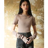 アームウォーマー付き3wayレギュラーネックリブプルオーバー | SAISON DE PAPILLON  | 詳細画像27 