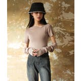 アームウォーマー付き3wayレギュラーネックリブプルオーバー | SAISON DE PAPILLON  | 詳細画像31 