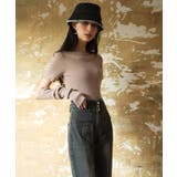 アームウォーマー付き3wayレギュラーネックリブプルオーバー | SAISON DE PAPILLON  | 詳細画像33 