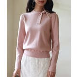 首元パールリボンハイゲージニットプルオーバー | SAISON DE PAPILLON  | 詳細画像21 