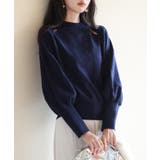 ネイビー | ふんわりスリープニットプルオーバー | SAISON DE PAPILLON 