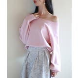 【2way】アシメトリーネックニットプルオーバー | SAISON DE PAPILLON  | 詳細画像21 