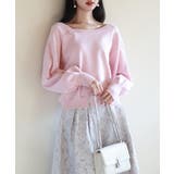 【2way】アシメトリーネックニットプルオーバー | SAISON DE PAPILLON  | 詳細画像16 