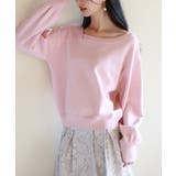 【2way】アシメトリーネックニットプルオーバー | SAISON DE PAPILLON  | 詳細画像17 