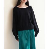 【2way】アシメトリーネックニットプルオーバー | SAISON DE PAPILLON  | 詳細画像27 