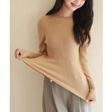 リブ編みプチハイネックニットプルオーバー | SAISON DE PAPILLON | 詳細画像3