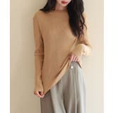 リブ編みプチハイネックニットプルオーバー | SAISON DE PAPILLON | 詳細画像4