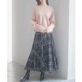 畦編み深みVネックニットプルオーバー | SAISON DE PAPILLON  | 詳細画像24 