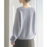 畦編み深みVネックニットプルオーバー | SAISON DE PAPILLON  | 詳細画像38 