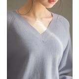畦編み深みVネックニットプルオーバー | SAISON DE PAPILLON  | 詳細画像41 