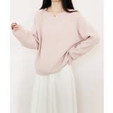 畦編みクルーネックニットプルオーバー | SAISON DE PAPILLON | 詳細画像6