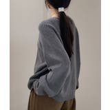 畦編みクルーネックニットプルオーバー | SAISON DE PAPILLON | 詳細画像32