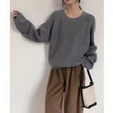 畦編みクルーネックニットプルオーバー | SAISON DE PAPILLON | 詳細画像35