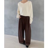 畦編みクルーネックニットプルオーバー | SAISON DE PAPILLON | 詳細画像17