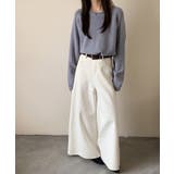 畦編みクルーネックニットプルオーバー | SAISON DE PAPILLON | 詳細画像10