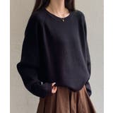 畦編みクルーネックニットプルオーバー | SAISON DE PAPILLON | 詳細画像23