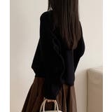 畦編みクルーネックニットプルオーバー | SAISON DE PAPILLON | 詳細画像25