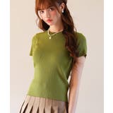 リブ編みクルーネックサマーニット | SAISON DE PAPILLON  | 詳細画像14 