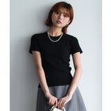 リブ編みクルーネックサマーニット | SAISON DE PAPILLON  | 詳細画像25 