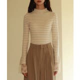 レース袖口プチハイネックニット | SAISON DE PAPILLON  | 詳細画像23 