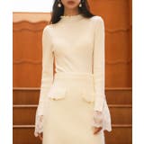 レース袖口プチハイネックニット | SAISON DE PAPILLON  | 詳細画像3 