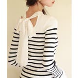 【選べる2type】前後2wayボウタイリボンニット | SAISON DE PAPILLON | 詳細画像14