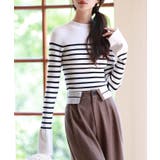 【選べる2type】前後2wayボウタイリボンニット | SAISON DE PAPILLON | 詳細画像15