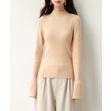 ブラウン | 【選べる2type】前後2wayボウタイリボンニット | SAISON DE PAPILLON